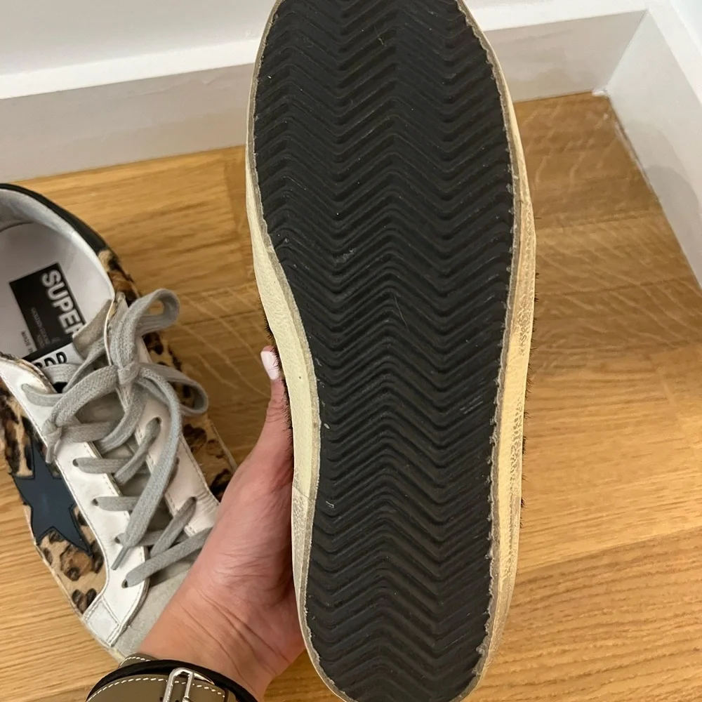 Golden Goose Superstar Leopard Print Sneakers - Picture 4 of 6